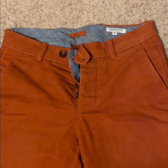 Gustin Red Duck Canvas Chinos - Picture 4 of 7